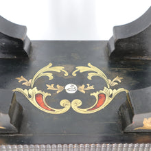 将图片加载到图库查看器,Antique Shell Inlay Portico Clock