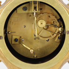 将图片加载到图库查看器,Antique French Ormolu Mantel Clock by Japy Freres and Ph. Mourey
