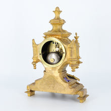 将图片加载到图库查看器,Castle Shaped Mantel Clock by Japy Freres