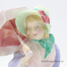 Load image into Gallery viewer, HN1402 Miss Demure - Popular - Vintage Porcelain Figurine by Royal Doulton, circa 1950 (Item# P-5156)-Timeless Gallery