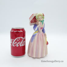 将图片加载到图库查看器,HN1402 Miss Demure - Popular - Vintage Porcelain Figurine by Royal Doulton, circa 1950 (Item# P-3402)-Timeless Gallery