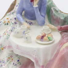 Load image into Gallery viewer, HN1747 Afternoon Tea - Popular - Vintage Porcelain Figurine by Royal Doulton, circa 1950 (Item# P-8675)-Timeless Gallery