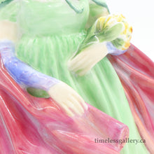 Load image into Gallery viewer, HN1965 Lady April - Very Rare - Vintage Porcelain Figurine by Royal Doulton, dated 1942 (Item# P-1989)-Timeless Gallery