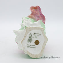 Load image into Gallery viewer, HN1965 Lady April - Very Rare - Vintage Porcelain Figurine by Royal Doulton, dated 1942 (Item# P-1989)-Timeless Gallery