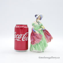 Load image into Gallery viewer, HN1965 Lady April - Very Rare - Vintage Porcelain Figurine by Royal Doulton, dated 1942 (Item# P-1989)-Timeless Gallery