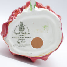 Load image into Gallery viewer, HN1992 Christmas Morn - classic - Vintage Porcelain Figurine by Royal Doulton, dated 1983 (Item# P-3067)-Timeless Gallery