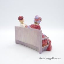 Load image into Gallery viewer, HN2025 Gossips - Popular - Vintage Porcelain Figurine by Royal Doulton, circa 1950 (Item# P-1683)-Timeless Gallery