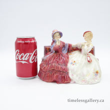 Load image into Gallery viewer, HN2025 Gossips - Popular - Vintage Porcelain Figurine by Royal Doulton, circa 1950 (Item# P-1683)-Timeless Gallery