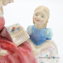 Load image into Gallery viewer, HN2059 Bedtime Story - Vintage Porcelain Figurine by Royal Doulton, circa 1960 (Item# P-5719)-Timeless Gallery