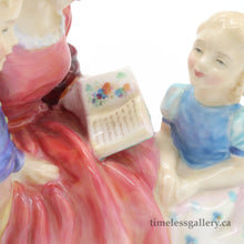 Load image into Gallery viewer, HN2059 Bedtime Story - Vintage Porcelain Figurine by Royal Doulton, circa 1960 (Item# P-5719)-Timeless Gallery