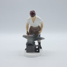 Load image into Gallery viewer, HN2240 Blacksmith of Williamsburg - Vintage Porcelain Figurine by Royal Doulton, circa 1975 (Item# P-7388)-Timeless Gallery