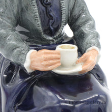 Load image into Gallery viewer, HN2322 Cup of Tea - Vintage Porcelain Figurine by Royal Doulton, circa 1970 (Item# P-5955)-Timeless Gallery