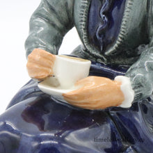 Load image into Gallery viewer, HN2322 Cup of Tea - Vintage Porcelain Figurine by Royal Doulton, circa 1970 (Item# P-6261)-Timeless Gallery