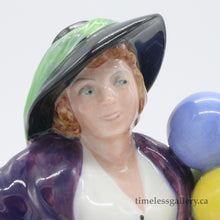 Load image into Gallery viewer, HN2935 Balloon Lady - Vintage Porcelain Figurine by Royal Doulton, circa 1990 (Item# P-6961)-Timeless Gallery