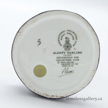 Load image into Gallery viewer, HN2953 Sleepy Darling - Vintage Porcelain Figurine by Royal Doulton, dated 1981 (Item# P-4408)-Timeless Gallery