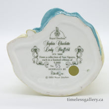 将图片加载到图库查看器,HN3008 Sophia Charlotte, Lady Sheffiel - Limited Edition - Vintage Porcelain Figurine by Royal Doulton, dated 1990 (Item# P-3092)-Timeless Gallery