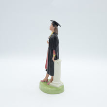 将图片加载到图库查看器,HN3016 Graduate - Girl Version - Vintage Porcelain Figurine by Royal Doulton, circa 1990 (Item# P-5431)-Timeless Gallery