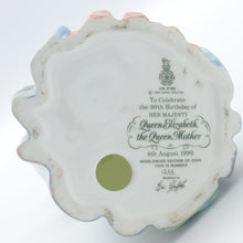 Load image into Gallery viewer, HN3189 Queen Elizabeth Queen Mother - Rare Limited Edition - Vintage Porcelain Figurine by Royal Doulton, dated 1990 (Item# P-8050)-Timeless Gallery