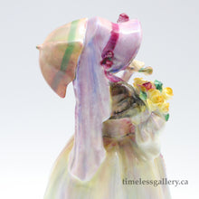 Load image into Gallery viewer, HN1691 June - Rare and Popular - Vintage Porcelain Figurine by Royal Doulton, dated 1941 (Item# P-1079)-Timeless Gallery