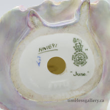 Load image into Gallery viewer, HN1691 June - Rare and Popular - Vintage Porcelain Figurine by Royal Doulton, dated 1941 (Item# P-1079)-Timeless Gallery