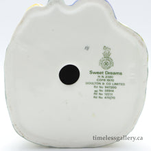 Load image into Gallery viewer, HN2380 Sweet Dreams - Vintage Porcelain Figurine by Royal Doulton, circa 1970 (Item# P-1249)-Timeless Gallery