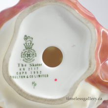 Load image into Gallery viewer, HN2117 Skater - Vintage Porcelain Figurine by Royal Doulton, circa 1960 (Item# P-1387)-Timeless Gallery