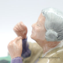 Load image into Gallery viewer, HN2352 A Stitch In Time - Vintage Porcelain Figurine by Royal Doulton, circa 1970 (Item# P-1502)-Timeless Gallery