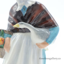 Load image into Gallery viewer, HN1991 Country Lass - Vintage Porcelain Figurine by Royal Doulton, circa 1980 (Item# P-1569)-Timeless Gallery