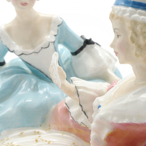 HN2149 The Love Letter - Vintage Porcelain Figurine by Royal Doulton, circa 1960 (Item# P-7935)-Timeless Gallery