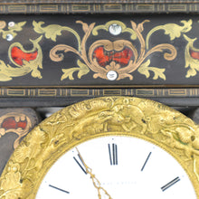 Load image into Gallery viewer, Antique Mother of Pearl Inlay Portico Clock
