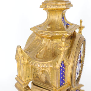 Castle Shaped Mantel Clock by Japy Freres