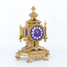 Load image into Gallery viewer, Antique French Ormolu Mantel Clock by Japy Frères and Philippe Mourey
