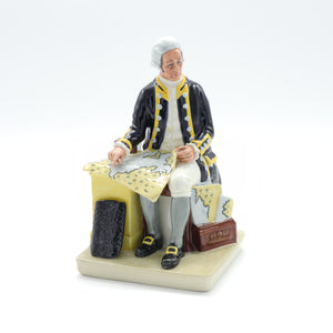 HN2889 Captain Cook - Rare - Vintage Porcelain Figurine by Royal Doulton, circa 1980 (Item# P-6807)-Timeless Gallery