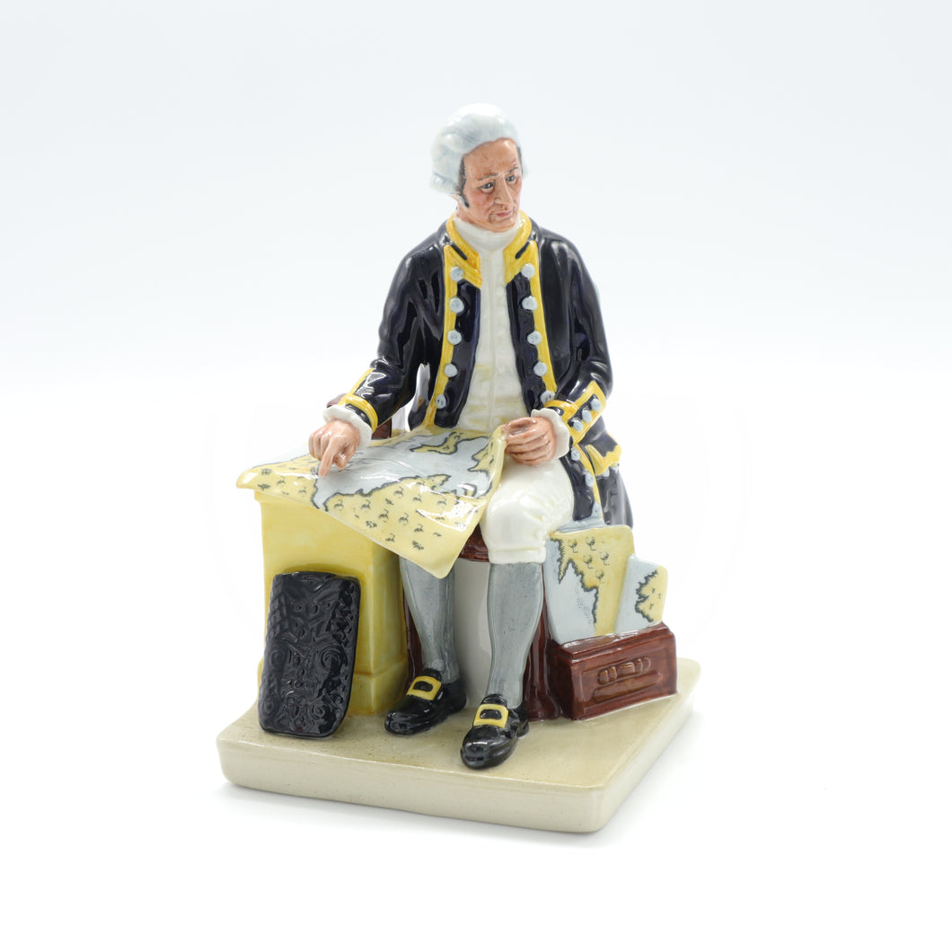 HN2889 Captain Cook - Rare - Vintage Porcelain Figurine by Royal Doulton, circa 1980 (Item# P-6807)-Timeless Gallery