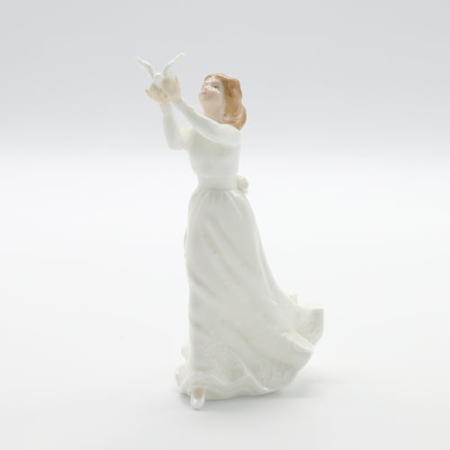 HN3124 Thinking of You - Vintage Porcelain Figurine by Royal Doulton, circa 1995 (Item# P-3986)-Timeless Gallery