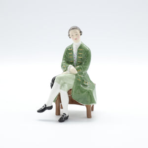 HN2227 Gentleman from Williamsburg - Vintage Porcelain Figurine by Royal Doulton, circa 1975 (Item# P-6120)-Timeless Gallery