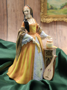 HN3349 Jane Seymour - Rare and Limited Edition - Vintage Porcelain Figurine by Royal Doulton, dated 1991 (Item# P-2672)-Timeless Gallery