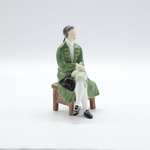 HN2227 Gentleman from Williamsburg - Vintage Porcelain Figurine by Royal Doulton, circa 1975 (Item# P-6120)-Timeless Gallery