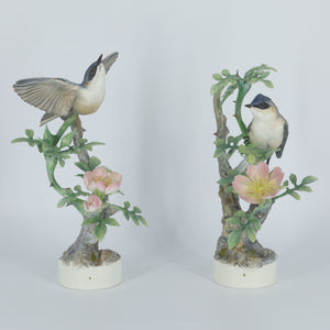 A pair of colorful Bird Figurine