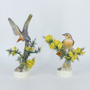 A pair of colorful Bird Figurine