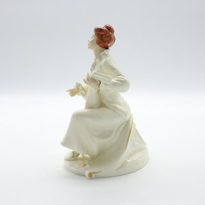 HN2753 Serenade - Signed - Vintage Porcelain Figurine by Royal Doulton, dated 1985 (Item# P-8435)-Timeless Gallery