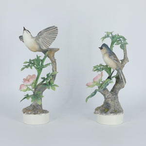 Handmade and hand painted porcelain figurine