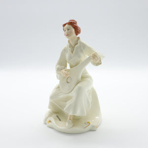 HN2753 Serenade - Signed - Vintage Porcelain Figurine by Royal Doulton, dated 1985 (Item# P-8435)-Timeless Gallery