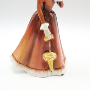 Handmade and hand painted porcelain figurine