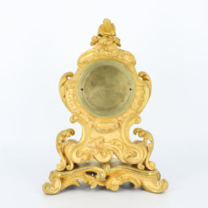 Antique French Ormolu Mantel Clock by Raingo Frères