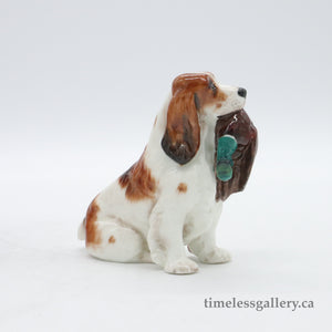 HN1029 Cocker Spaniel with Pheasant - Vintage Porcelain Figurine by Royal Doulton, circa 1960 (Item# P-2172)-Timeless Gallery