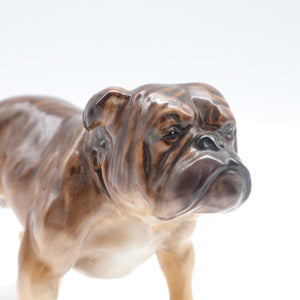 HN1044 Bulldog - Vintage Porcelain Figurine by Royal Doulton, before 1968 (Item# P-7583)-Timeless Gallery