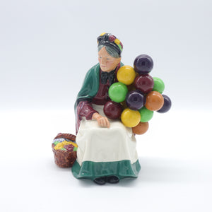 HN1315 Old Balloon Seller - Classic - Vintage Porcelain Figurine by Royal Doulton, circa 1960 (Item# P-4530)-Timeless Gallery