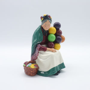 HN1315 Old Balloon Seller - Classic - Vintage Porcelain Figurine by Royal Doulton, circa 1960 (Item# P-4530)-Timeless Gallery