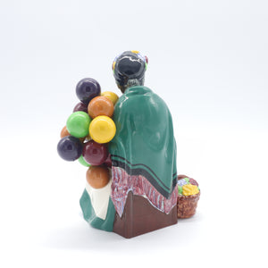 HN1315 Old Balloon Seller - Classic - Vintage Porcelain Figurine by Royal Doulton, circa 1960 (Item# P-4530)-Timeless Gallery